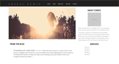 Desktop Screenshot of cherylbowie.com